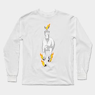 Horse in Flame Long Sleeve T-Shirt